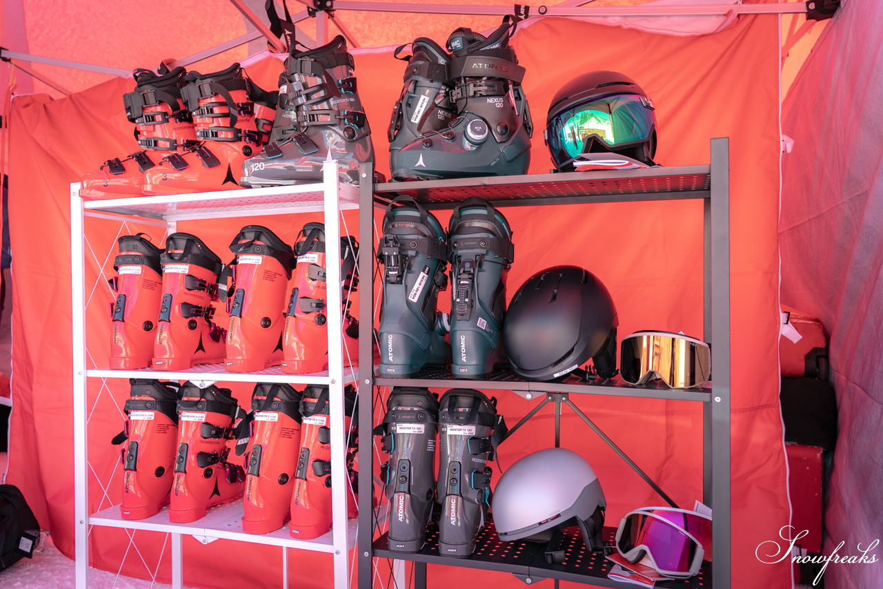 長野、北海道、岩手を巡る【2026 ATOMIC TEST DRIVE】朝里川温泉スキー場会場に初参加！最新モデルのスキー板が勢ぞろい。たくさん試乗して、自分にあった１台を見つけましょう♪